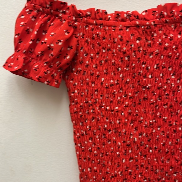 Polly Off The Shoulder Ruched Sundress Size 2 - Picture 15 of 16